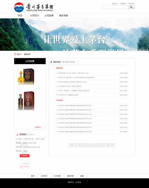 HTML5與HBuilder實戰 打造高仿茅臺集團網頁設計大作業